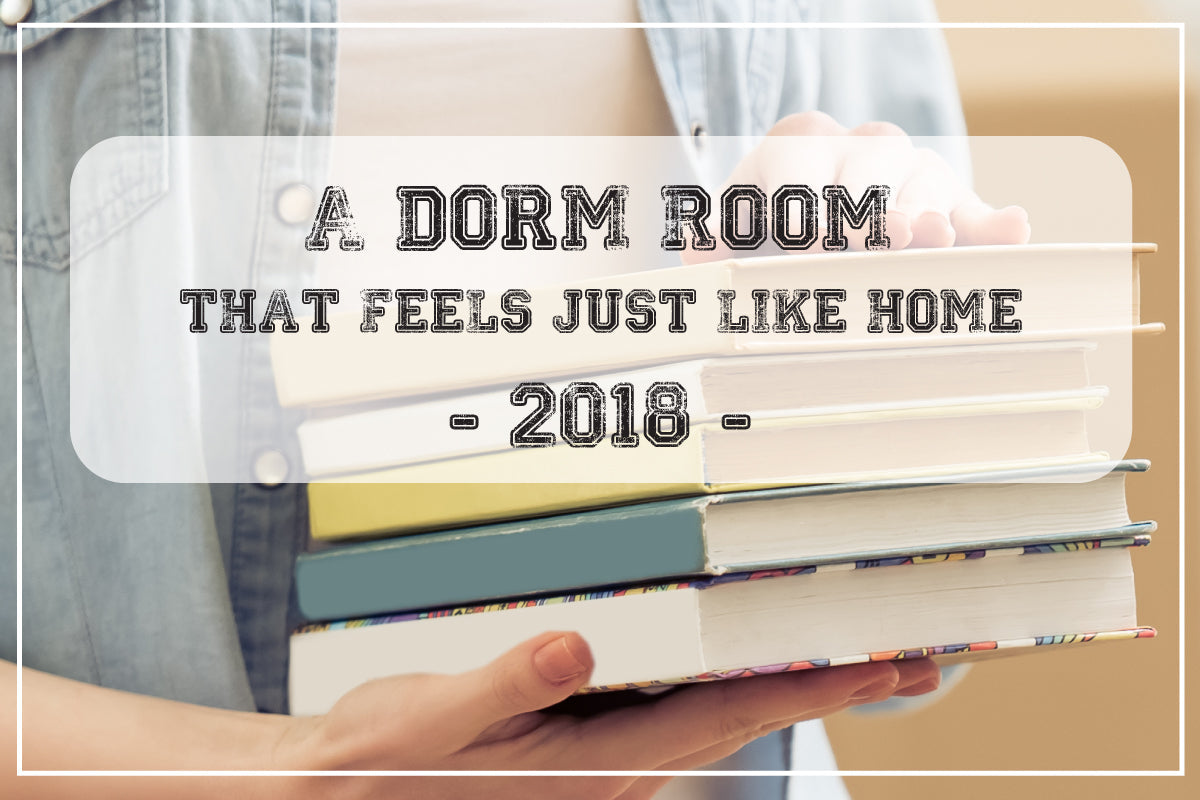 
      Infographic advertising a blog that covers how to make your dorm room feel like home
    