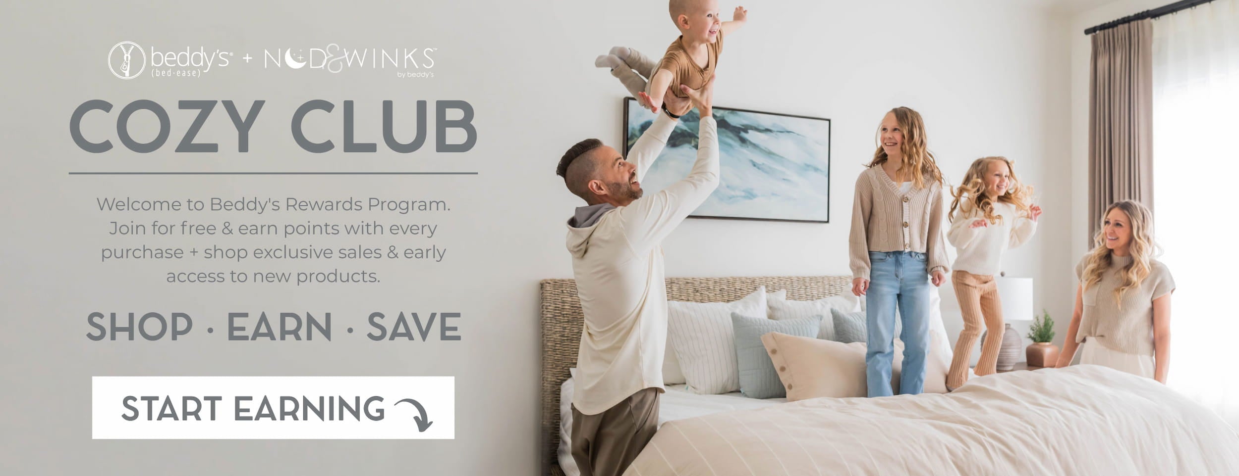 Beddys cozy club rewards